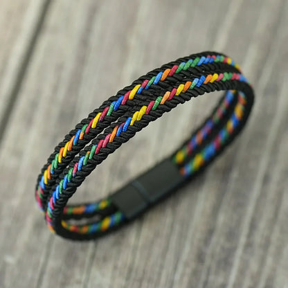 Pulseira Masculina em Paracord Strings