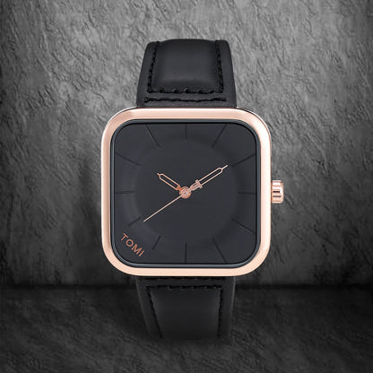 Relógio Masculino Minimalista Quadrado Adonis