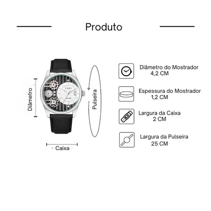 Relógio Masculino com 2 Pulseiras Argus