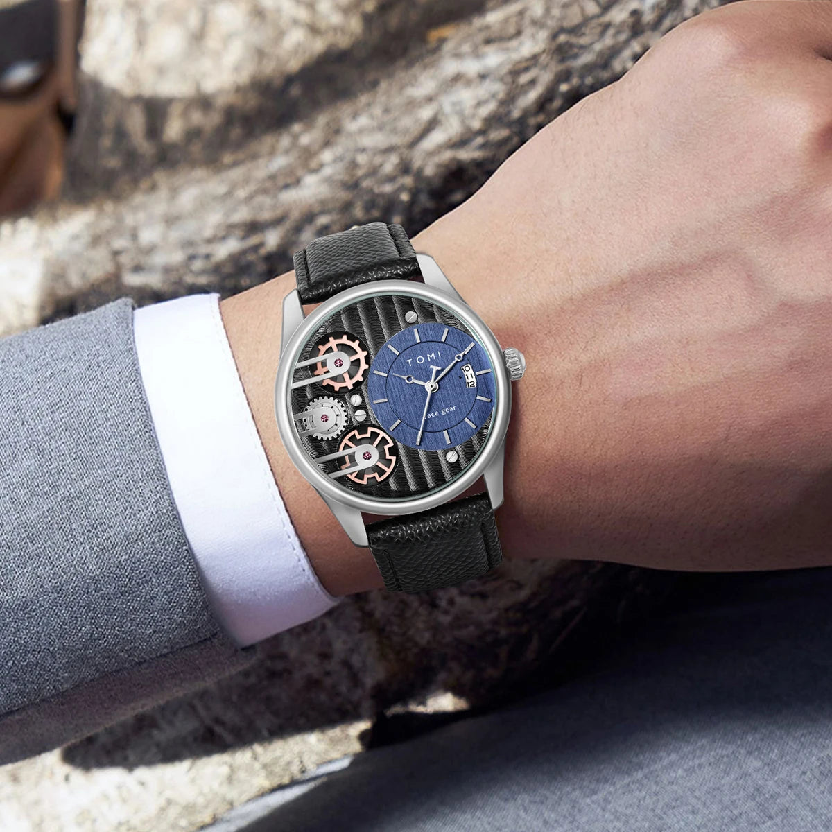 Relógio Masculino com 2 Pulseiras Argus