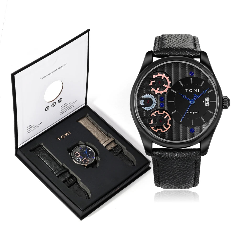 Relógio Masculino com 2 Pulseiras Argus
