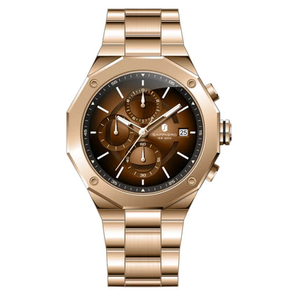 Relógio Masculino em Aço Inox Golden