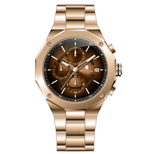 Relógio Masculino em Aço Inox Golden