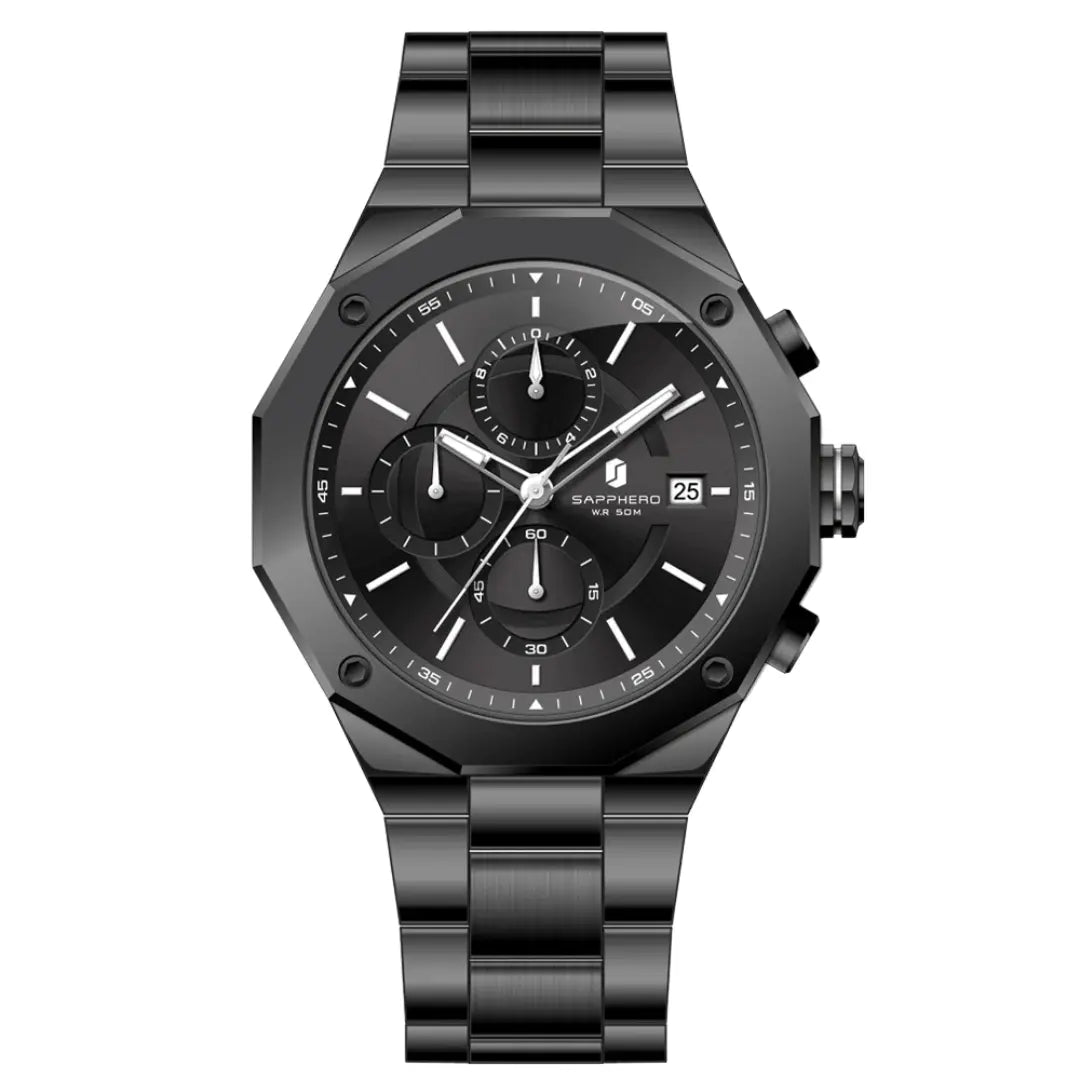 Relógio Masculino em Aço Inox Golden