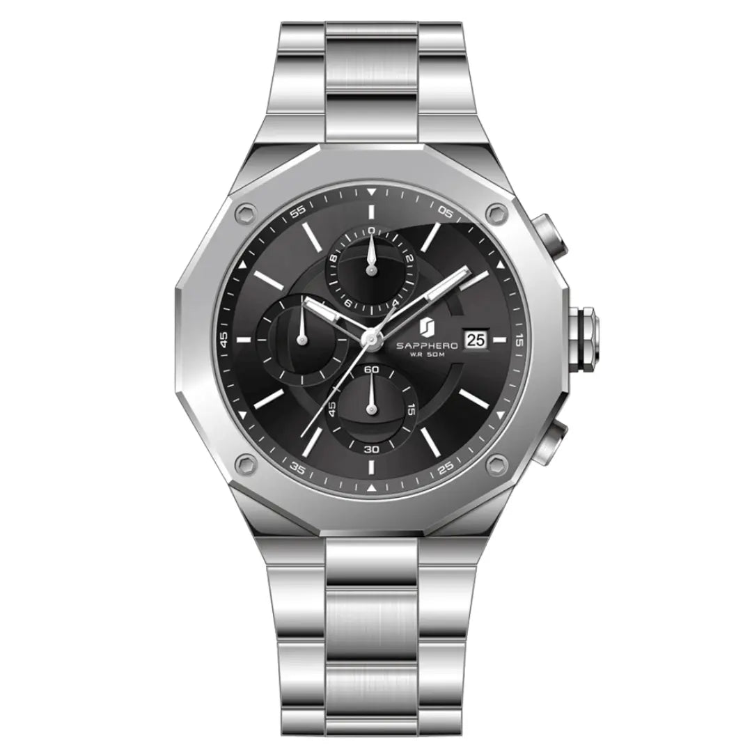 Relógio Masculino em Aço Inox Golden