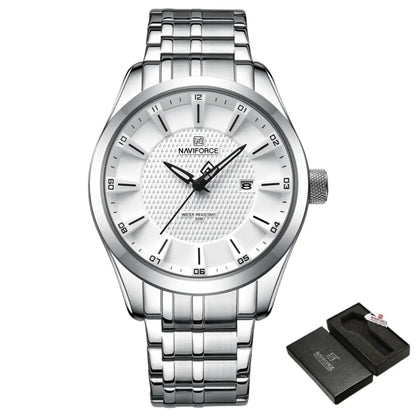 Relógio Masculino Aço Inox Quartzo Carbon