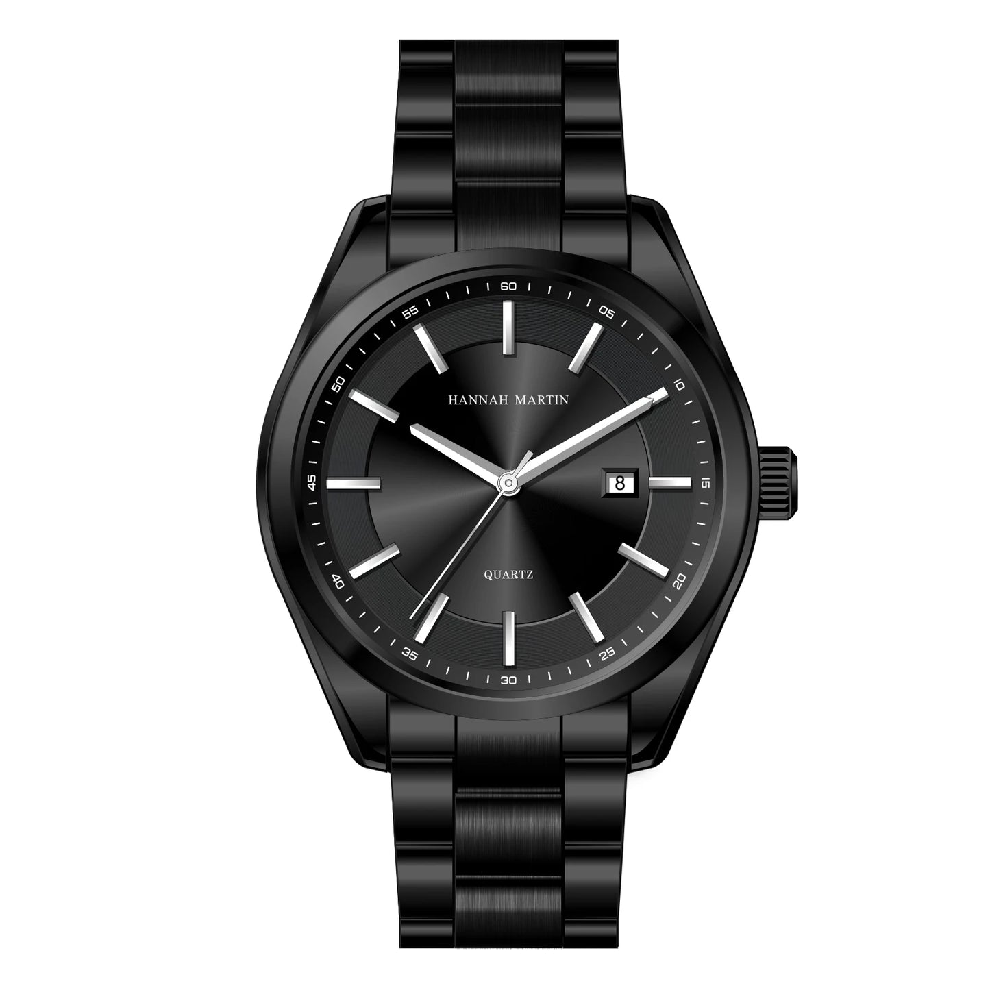 Relógio Masculino Aço Inox Quartzo Hannah Martin Stainless