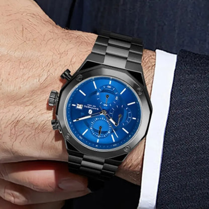 Relógio Masculino Aço Inoxidável Sapphero