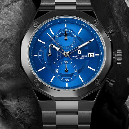 Relógio Masculino Aço Inoxidável Sapphero