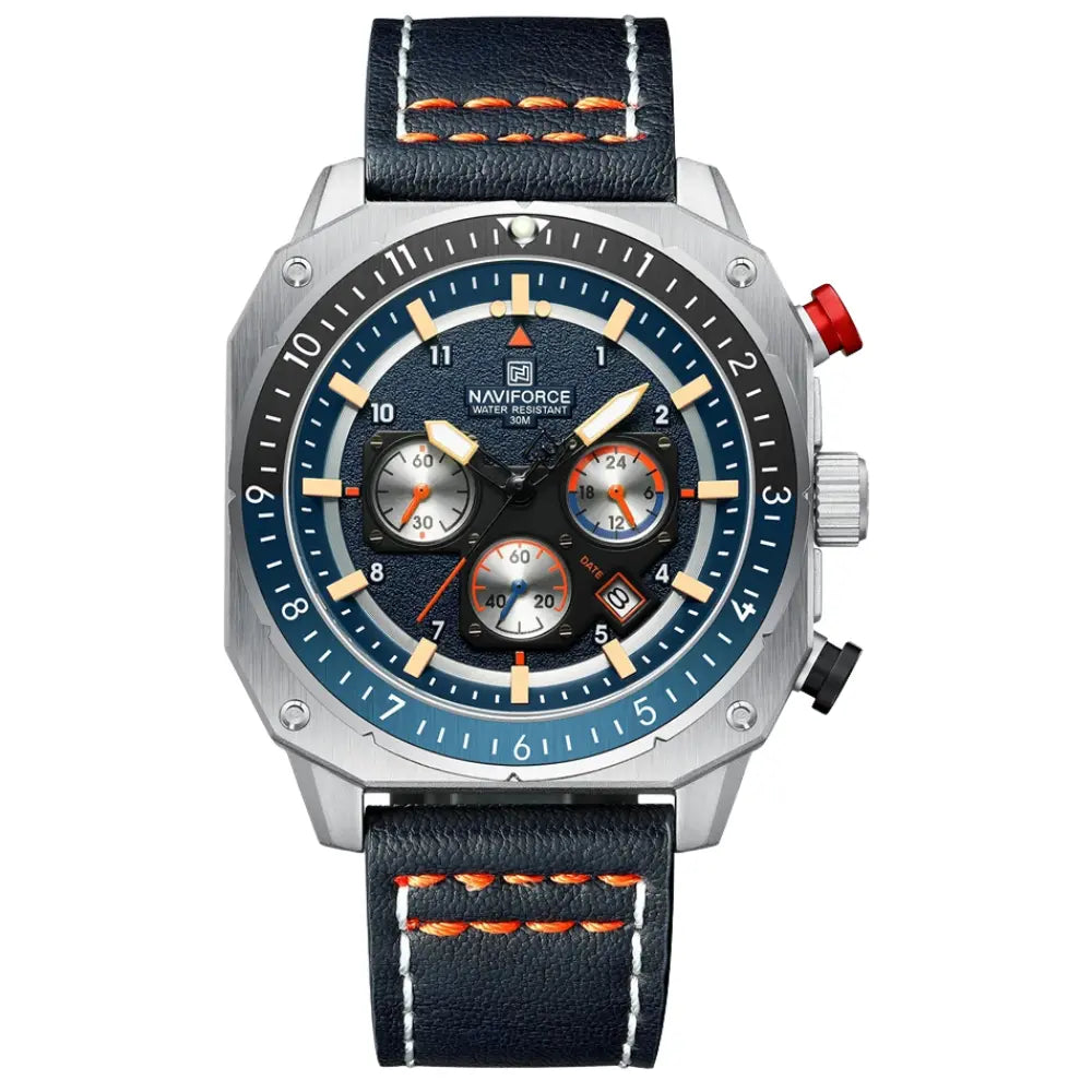 Relógio Masculino Esportivo A Prova D'água Naviforce Luxor
