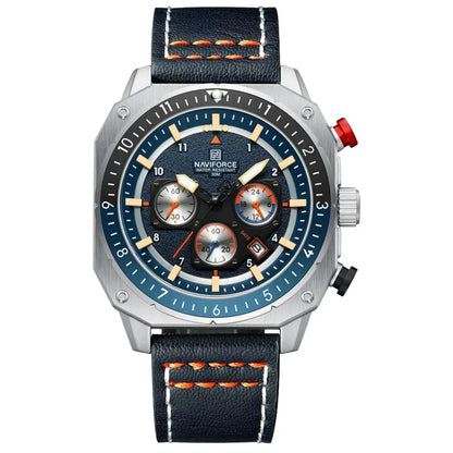 Relógio Masculino Esportivo A Prova D'água Naviforce Luxor
