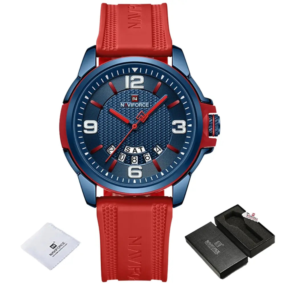 Relógio Masculino Esportivo Quartzo Naviforce Military Color