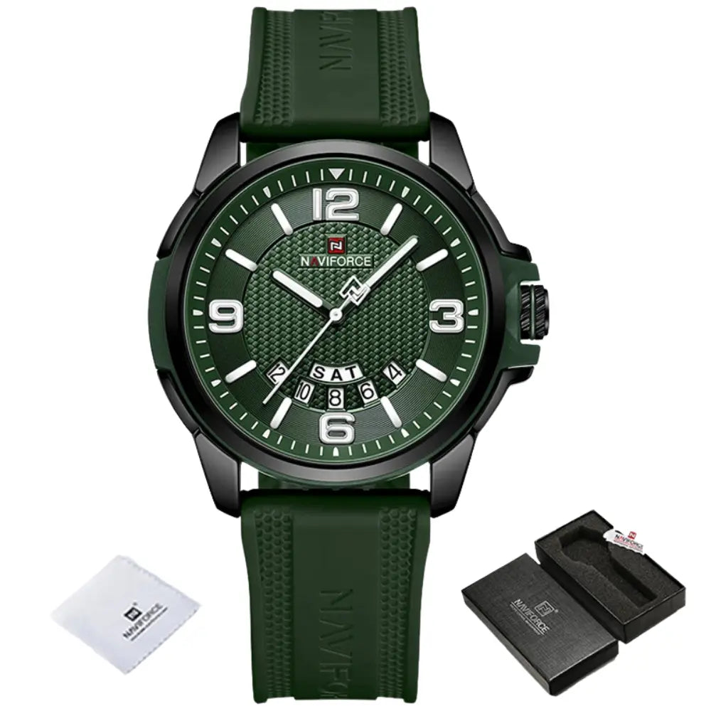 Relógio Masculino Esportivo Quartzo Naviforce Military Color