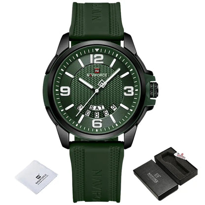 Relógio Masculino Esportivo Quartzo Naviforce Military Color