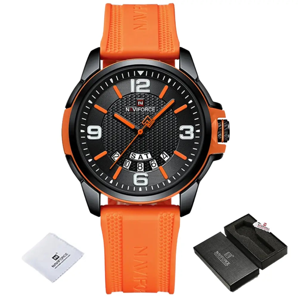 Relógio Masculino Esportivo Quartzo Naviforce Military Color