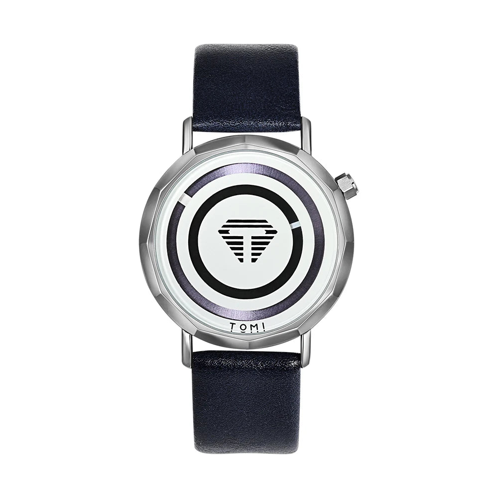 Relógio Masculino Minimalista Casual Roman