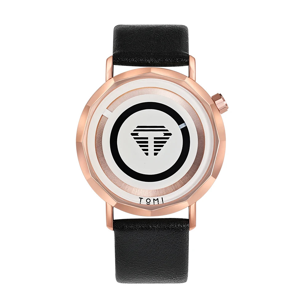 Relógio Masculino Minimalista Casual Roman