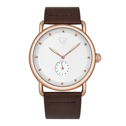 Relógio Masculino Pulseira de Couro Quartzo Proteo