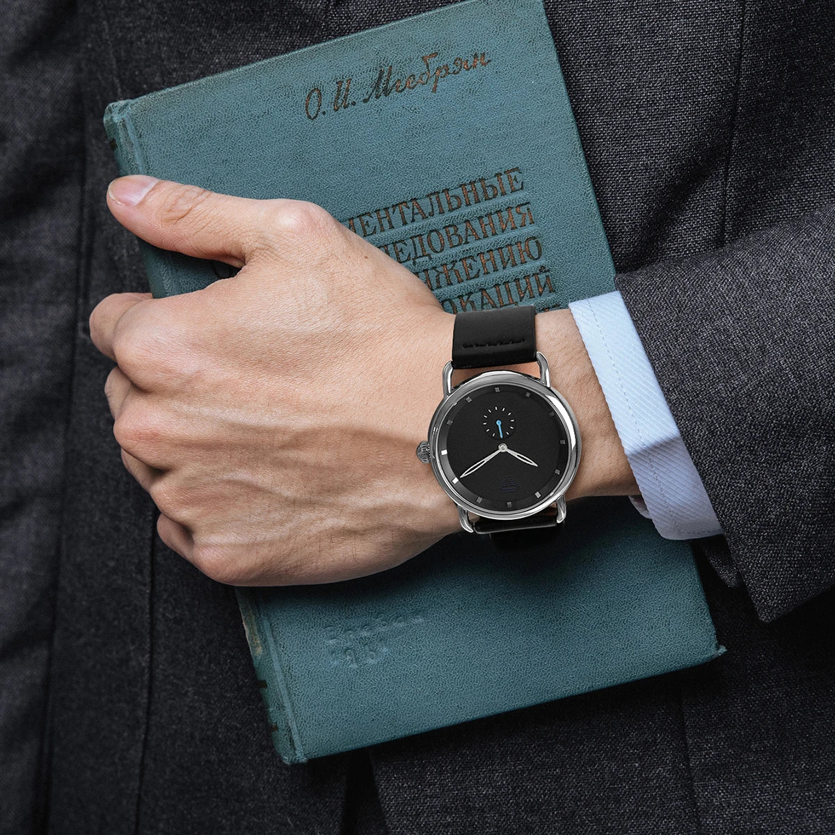 Relógio Masculino Pulseira de Couro Quartzo Proteo