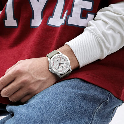 Relógio Masculino Pulseira de Silicone A Prova D'água Naviforce Moonlight