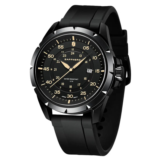 Relógio Masculino com Pulseira de Silicone Premium
