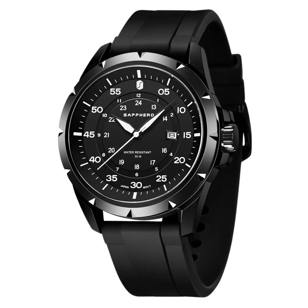 Relógio Masculino com Pulseira de Silicone Premium