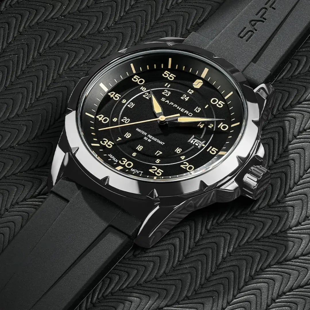 Relógio Masculino com Pulseira de Silicone Premium
