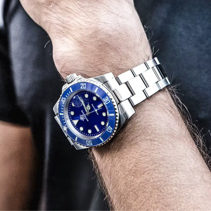 Relógio Masculino em Aço Automático a Prova D'água Addiesdive Athena