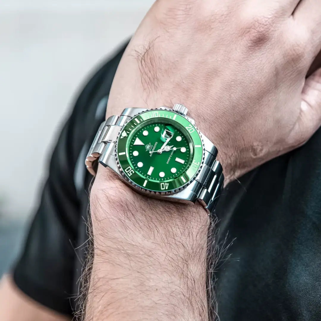 Relógio Masculino em Aço Automático a Prova D'água Addiesdive Athena