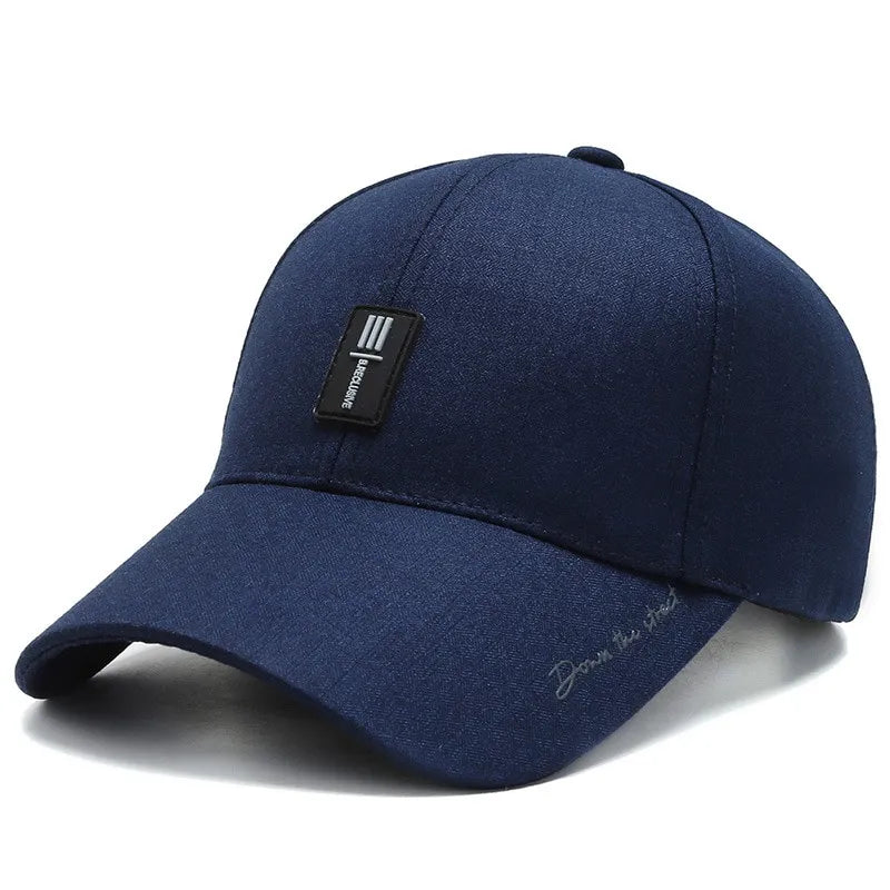 Boné Masculino Aba Curva Azul - Orion