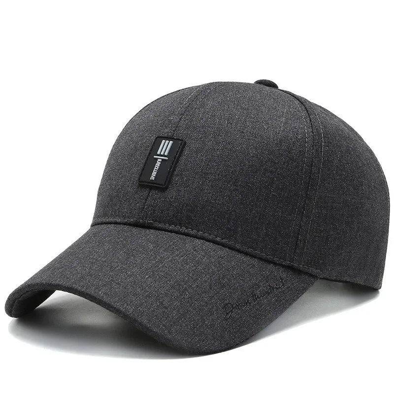 Boné Masculino Aba Curva Cinza - Orion