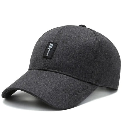 Boné Masculino Aba Curva Cinza - Orion
