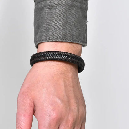 Pulseira Masculina de Couro - Orion