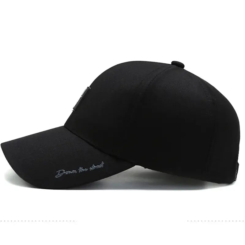Boné Masculino Aba Curva Preto - Orion