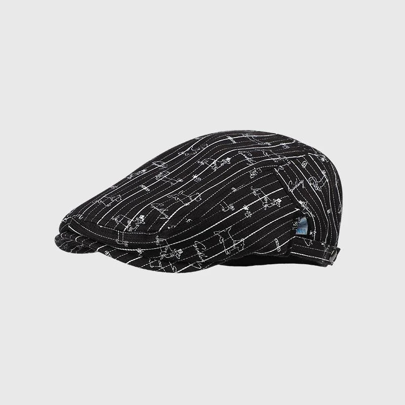 Boina Masculina Estampada Doggy