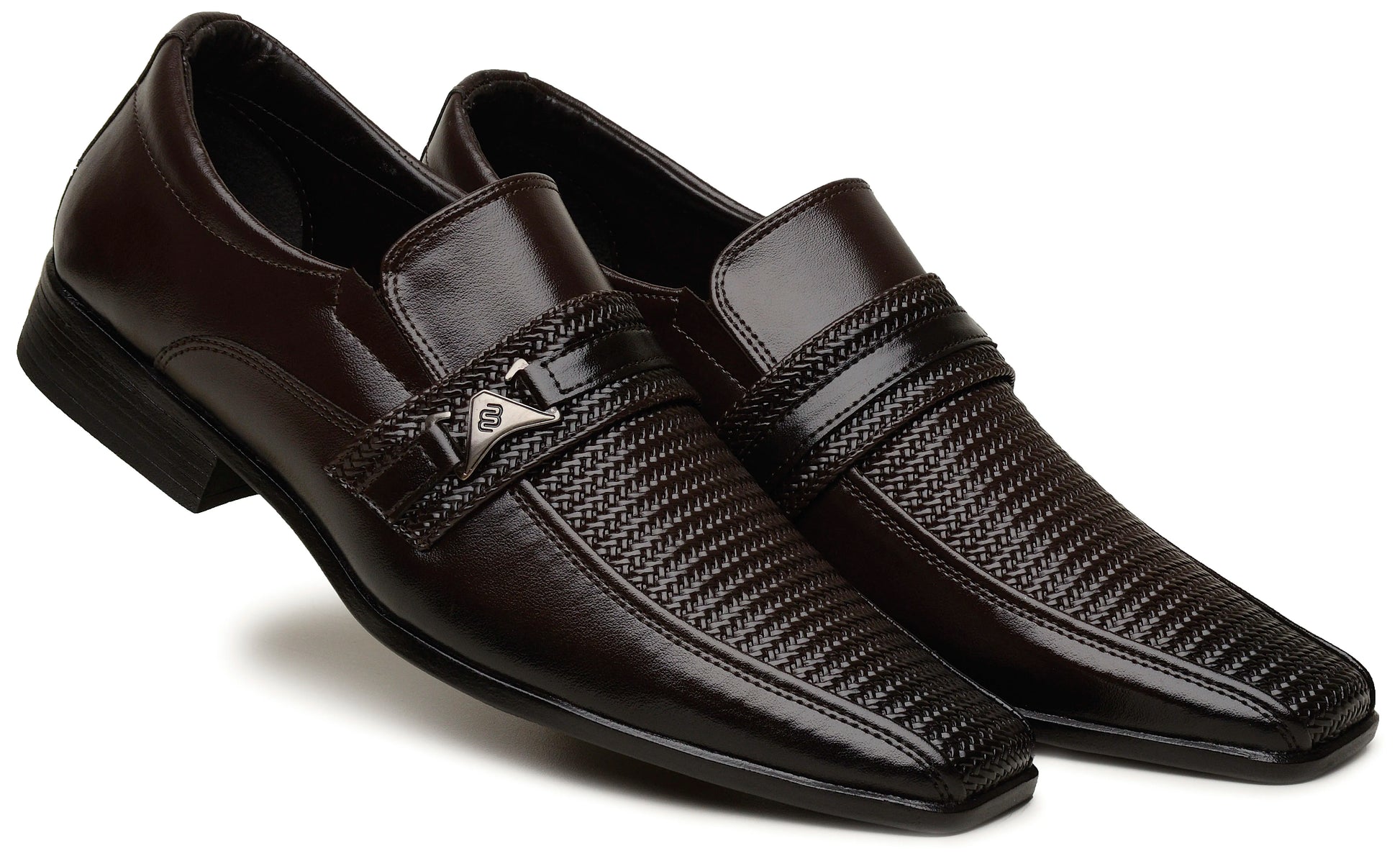 Sapato Masculino Social Luxo Couro Trançado