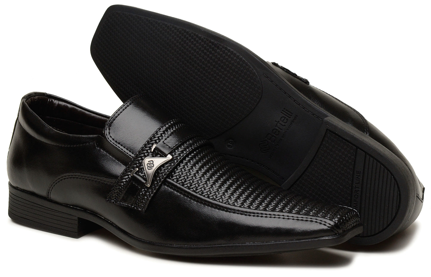 Sapato Masculino Social Luxo Couro Trançado