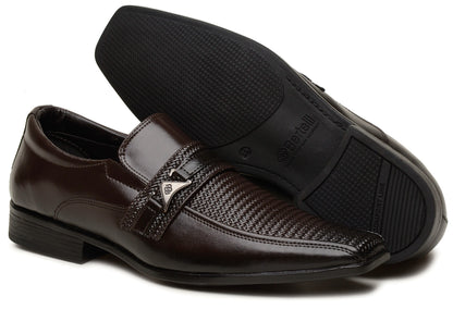 Sapato Masculino Social Luxo Couro Trançado