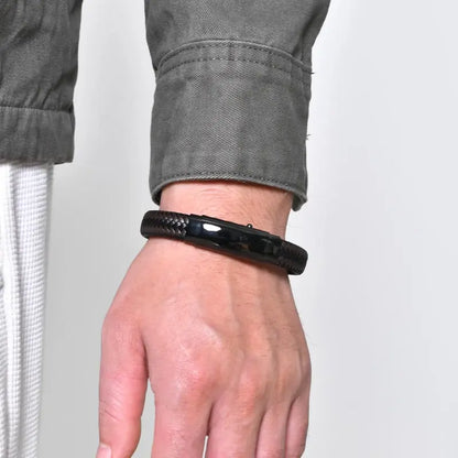 Pulseira Masculina de Couro - Orion