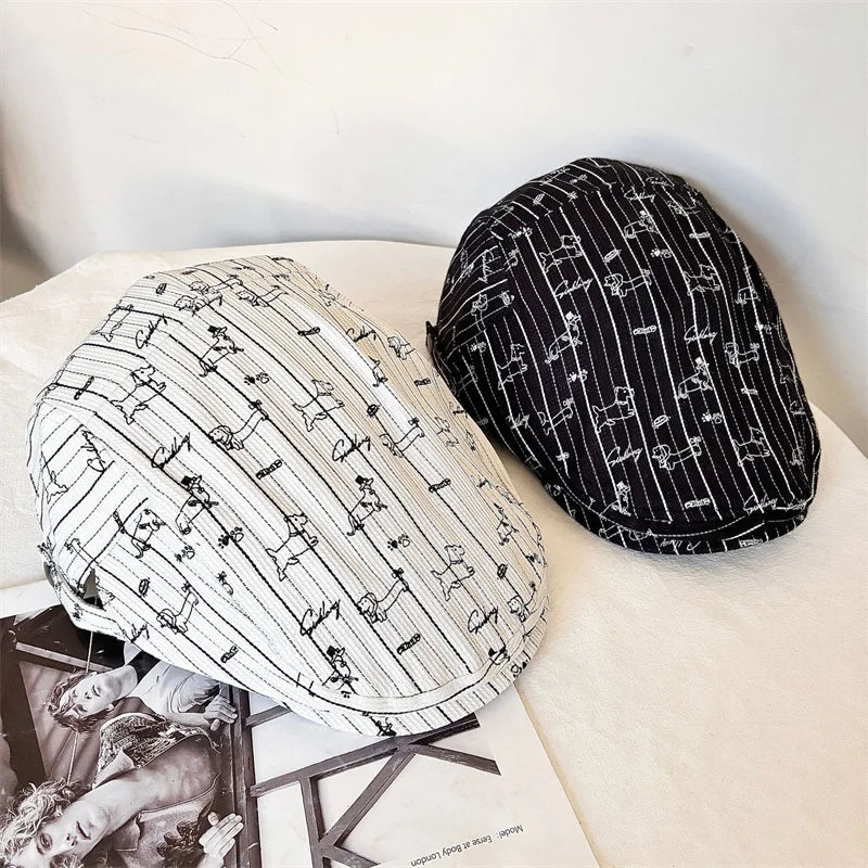 Boina Masculina Estampada Doggy