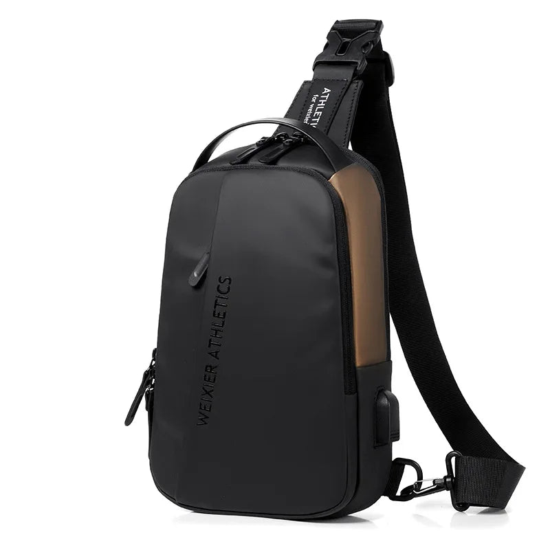 Bolsa Transversal Sport Masculina Preta  - Orion