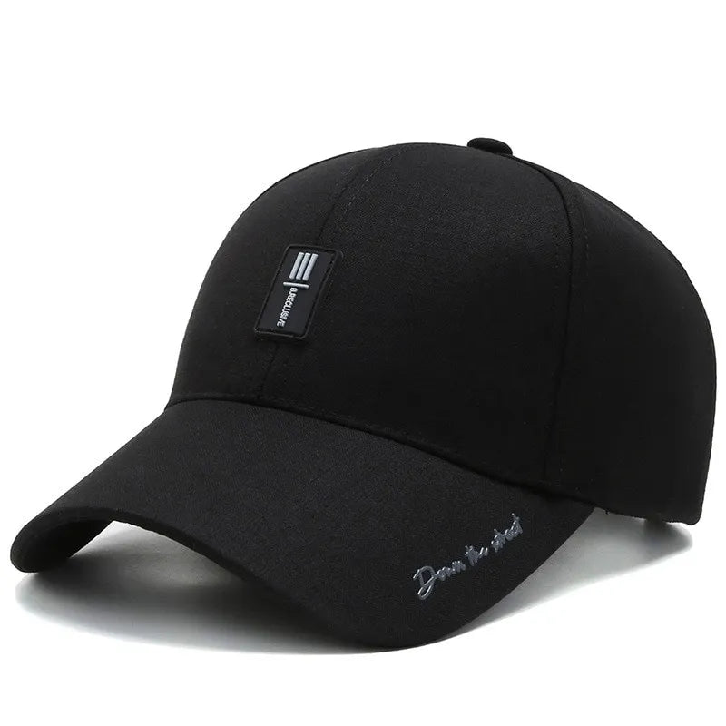 Boné Masculino Aba Curva Preto - Orion