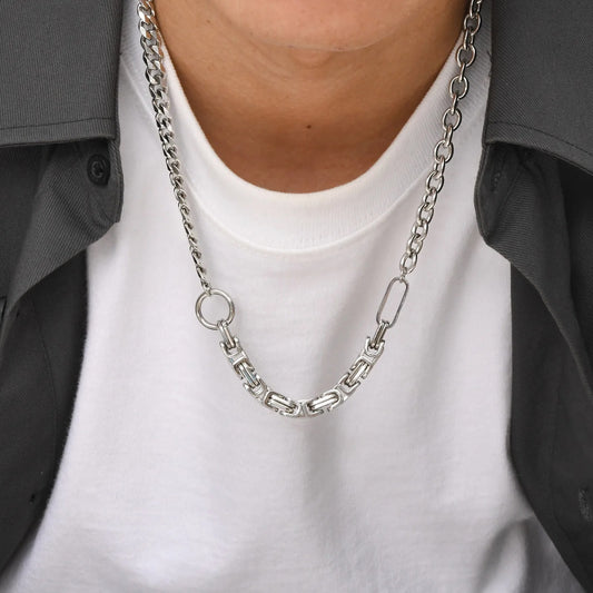 colar masculino, colar masculino aço inoxidável, colar masculino prata, colar masculino com pingente, colar masculino estilo viking, colar masculino moderno, colar masculino hip hop, colar masculino couro, colar masculino casual, colar masculino luxo,