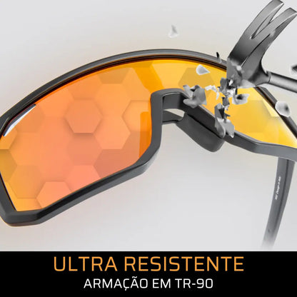 Óculos Esportivo Lentes Polarizadas UV400 KE9022