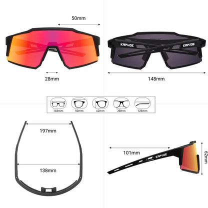 Óculos Esportivo Lentes Polarizadas UV400 KE9022