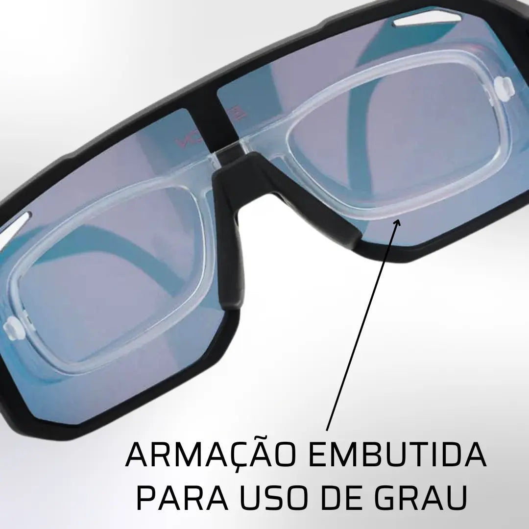 Óculos Esportivo Lentes Polarizadas UV400 KE9022