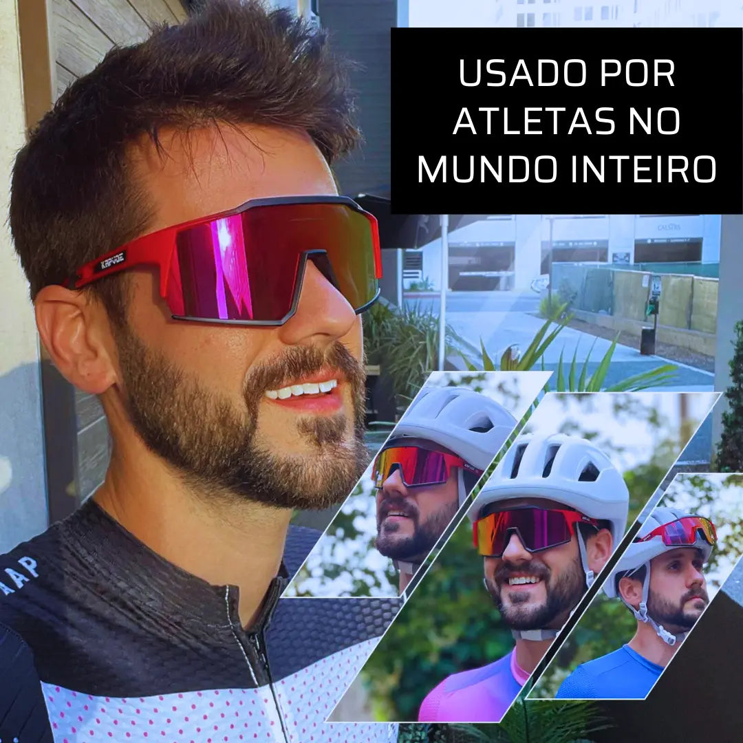 Óculos Esportivo Lentes Polarizadas UV400 KE9022